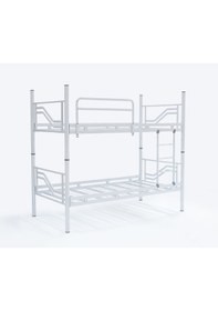 Resim Ranzaci Solid Ranza 90x190 Genç Çocuk Yatak Odası Metal Ranza Beyaz 