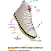 Resim Kiko Kids Pant Günlük Bağcıklı Fermuarlı Erkek Bebek Spor Ayakkabı Gri Gri 