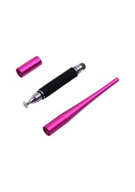 Resim Jeemson Metal Kapasitif Kalem Seti - Çift Uç Fiber+disk - Ultra İnce Uç İle Yazma Ve Çizim - Pembe Renk - Kutulu Paket 