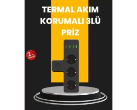 Resim Nemere İthalat Ev ve Ofis Için Akıllı Çoklu Priz 7 Girişli Nemere Ithalat 