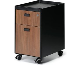 Resim Bürotime Pal Keson 2 Çekmeceli Samba / Siyah 