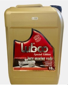 Resim Lubco İnce Makine Yağı Bidon 10 L 