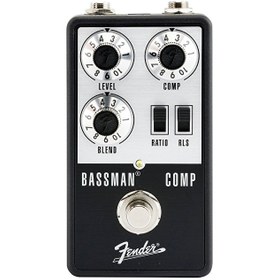 Resim Fender 0234614000 Bassman Compressor Bas Gitar Pedalı | Bas Gitar İçin Özel Tasarlanmış Yumuşak ve Doğal Kompresyon Efekti 