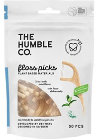 Resim 4 Adet Humble Kürdanlı Diş İpi Nane 50'li 