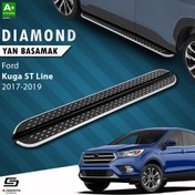 Resim S-Dizayn Ford Kuga 2 ST-Line Diamond Krom Yan Basamak 183 Cm 2017-2019 