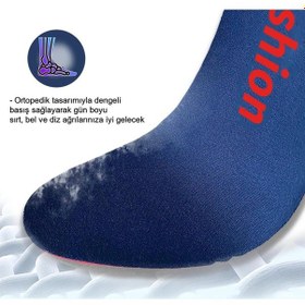 Resim Active Team SG04 Yumuşak Jel Topuk Destekli Ortopedik Deri İç Tabanlık 