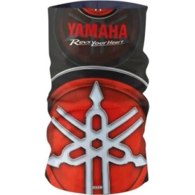 Resim Motobir Baf-Bandana Yamaha Büyük Logo Turuncu 