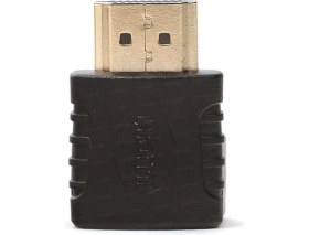 Resim Dark HDMI - HDMI (Dişi) 90° Açılı, Altın Uçlu, Full HD 1080P, Görüntü Dönüştürücü Dirsek (DK-HD-AMXF90) 