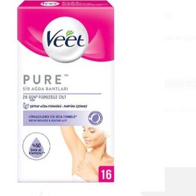 Resim VEET PURE KOLTUK ALTI&BİKİNİ BÖLGESİ SİR AĞDA BANTLARI 16'LI 