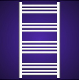 Resim ŞİMAŞ HAVLUPAN 400x700 Beyaz 9 Borulu Havlupan 2 Adet Boru Gizleme Hediyedir 