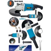 Resim Staxx ST30AG 3500W 180 MM Devir Ayarlı Taşlama Makinesi 