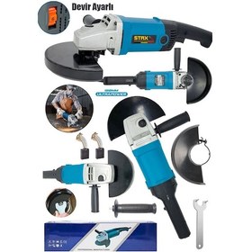 Resim Staxx ST30AG 3500W 180 MM Devir Ayarlı Taşlama Makinesi 