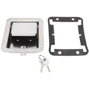 Resim Yunboo Stainless Steel Kutu Kilitleri - Tır, Karavan, Furgon Uygun - Dayanıklı, Paslanmaz, Kolay Kurulum 2 Adet Set 