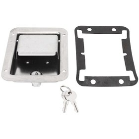 Resim Yunboo Stainless Steel Kutu Kilitleri - Tır, Karavan, Furgon Uygun - Dayanıklı, Paslanmaz, Kolay Kurulum 2 Adet Set 