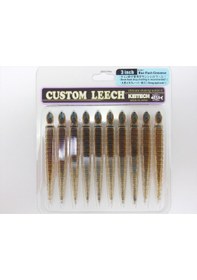 Resim Keitech Custom Leech 7.6cm (3") #434C Blue Flash Cinnamon 