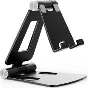 Resim The Wlue Alüminyum Ayarlanabilir Tablet ve Telefon Tutucu Stand Siyah 