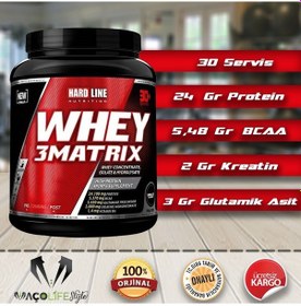 Resim Hardline Whey 3Matrix 908 Gr Protein Tozu (349217672) 