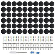 Resim 65/60 Adet Araba İç Tavan Tokaları Tavan Döşemesi Tavan Kumaşı Sabitleme Vidaları Perçinleri - Araba Tavan Bakımı İçin Temel 