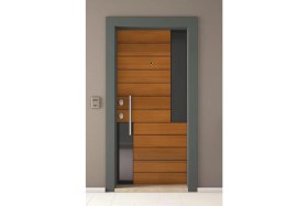 Resim Çelik Kapı Dürbünü, Ayarlanabilir 35-50 Mm, 14 mm Çap, Kapaksız Güvenliğe Uygun 