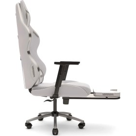 Resim Warrior Aragorn Blanc Deri Oyuncu Koltuğu - Ayna - Ayak Uzatmalı Bilgisayar Sandalyesi 1698B1202 