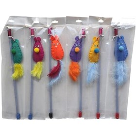 Resim La Vista Figürlü Kedi Oltası 45cm 1tane 