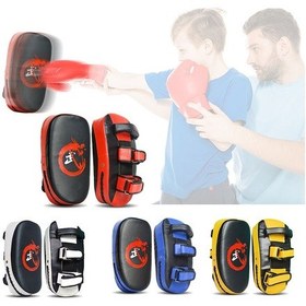 Resim Boks Pedi Kick Boks Muay Thai Boks Pedi Kavisli Strike Siyah Beyaz 