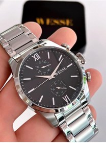 Resim Wesse WWG205301 Wesse Çelik Kordon Kararmaz Renk Atmaz İç Fonksiyon Aktif 5 Atm Suya Dayaknıklı Kol Saat 