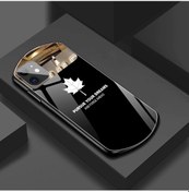 Resim Iphone 16 Plus Uyumlu Aynalı Kişisel Cep Telefonu Kılıfı Siyah 
