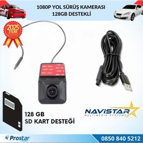 Resim 1080p Full Hd 128gb Destekli Usb Yol Sürüş Kamerası 