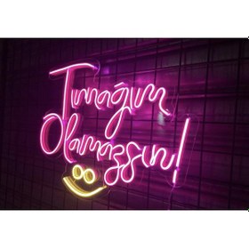 Resim Tırnağım Olamazsın Neon Led Renkli 