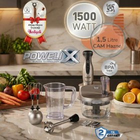 Resim Tefal 1500W Güç 1,5 Lt Cam Hazne Dilimleyici,rendeleme ve 4 Bıçaklı Mutfak Robotu + Hassas Mutfak Tartısı Hediyeli 