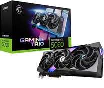 Resim MSI VGA GeForce RTX 5090 32G Gaming Trio OC 32 GB GDRR7 512 Bit DX12 PCIe 5.0 X16 3xDP 1xHDMI Ekran Kartı 