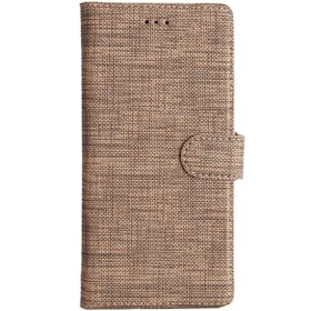 Resim Coverzone Omix X500 Standlı Kartvizitli Ve Para Gözlü Kumaş Desen Gold 