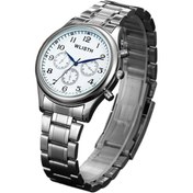 Resim Folinda Wlısth P603 Erkek Kol Saati - Klasik İççekli Tasarım, 30 Metre Su Geçirmez, Gümüş Çelik Kordon Ve Beyaz Dial, İş/sosyal Etkinlikler İçin Uygun Çok Renkli 