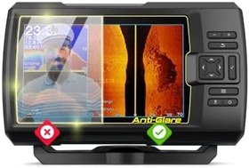 Resim Garmin Striker Vivid 7CV Sonar FishFinder için IPG Anti-Glare Parlama Önleyici Mat Ekran Koruyucu 