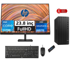 Resim Hp 290 Pro G9 Intel Core I7 13700 32GB 256GB SSD 23.8 Monitör Freedos Masaüstü Blgisayar 4624A8ET11+ZETTAUSBBELLEK 