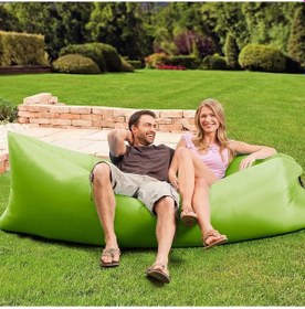 Resim Andoutdoor Pratik Şişme Şezlong-YEŞİL Yeşil 