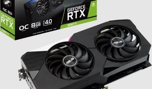 Resim Asus Dual-Rtx3060Tı-O8G-V2 256 Bit Gddr6 8 Gb Ekran Kartı 