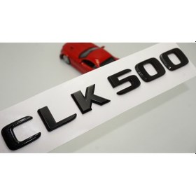 Resim CLK 500 Bagaj Parlak Siyah ABS 3M 3D Yazı Logo 