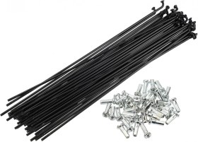Resim 170mm Bisiklet 12g Siyah Jant Teli(36 Adet) 
