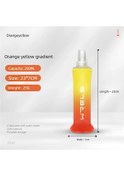 Resim Tpu Açık Spor Şişe Katlanır Yumuşak Şişe İçecek Taşınabilir Su Şişesi Koşu Kamp Yellow Orange 250ml Yellow Orange 250ml 
