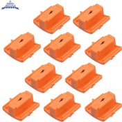 Resim Aubyhe Os4260 Makas İçin 10 Adet Yerine Konulabilir Bıçak Ucu - 24x24mm Karbon Çelik Ve Pom Malzeme 