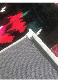 Resim Mavi Kilim 915 160x230 Tabanı Dokuma Yıkanabilir 