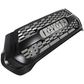 Resim Oled Garaj Toyota Uyumlu Hilux Panjur 2021+ GRİ LOGO 