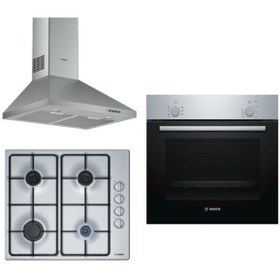 Resim Bosch 101 Gri Ankastre Set (HBF010BR1T - PBP6C5B80O - DWP64CC50T) 