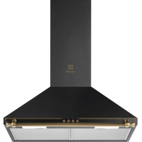 Resim Electrolux EFC226R Rococo Seri Mat Siyah Davlumbaz 420 m3/sa Hava Debisi ile Etkili Çalışma 
