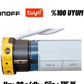 Resim Tuya - Sonoff Uyumlu Stor Perde Motoru 