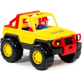 Resim Polesie Oyuncak Safari Jeep 36643, Çocuklar Için Figürlü Oyuncak Jeep 