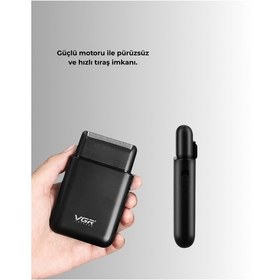 Resim Gld-spt- Usb Şarjlı Erkek Tıraş Makinesi Cilt Dostu Ve Kompakt Tasarım 