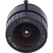 Resim 2.5mm Cs Montaj Sabit Iris Focus 1 / 2.5 "güvenlik Ccd Kamera Için 3mp Cctv Lens(Yurt Dışından) 